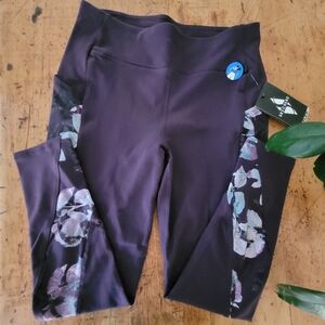 Sketchers Purple Floral Patterned Leggings